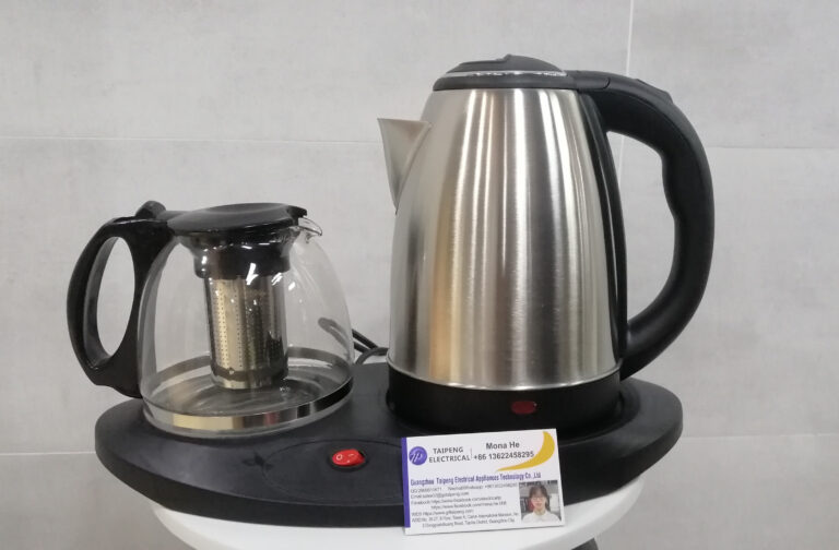 Food Grade 201\304 SS Stainless Steel and Glass Kettle Sets 1.8L 1.2L with Boiling and Heating Preservation Function