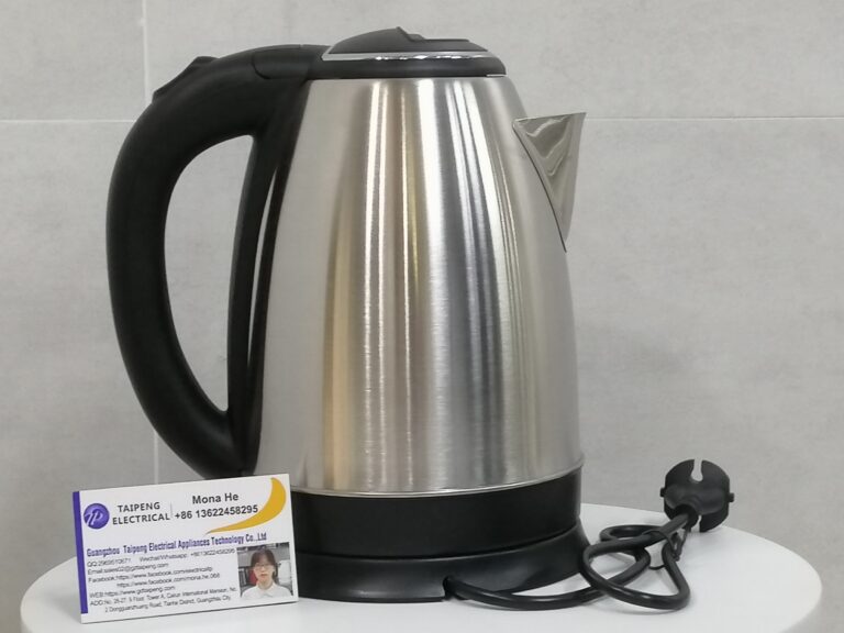 Hot Sale Stainless Steel Electric Kettle 1.8L 1.8-Litre Home Appliances Temperature Control with Sockets Power CE CB